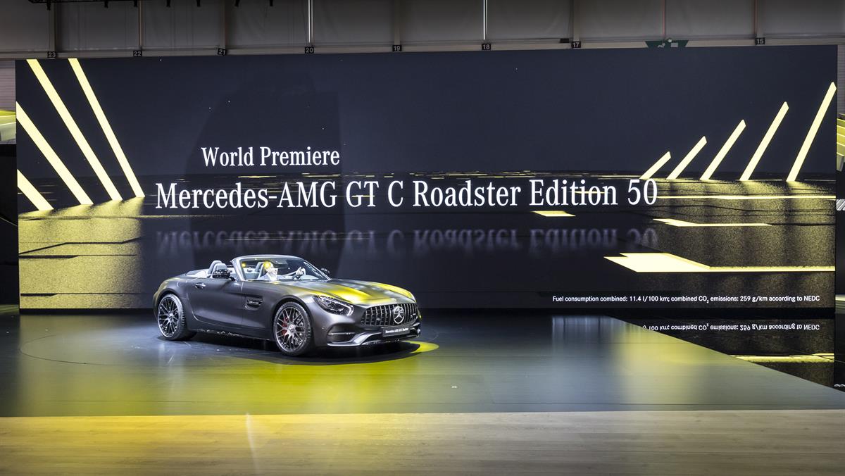 Mercedes-Benz Cars auf dem Internationalen Automobil-Salon Genf 2017 - Große Bühne für Sportlichkeit und Eleganz