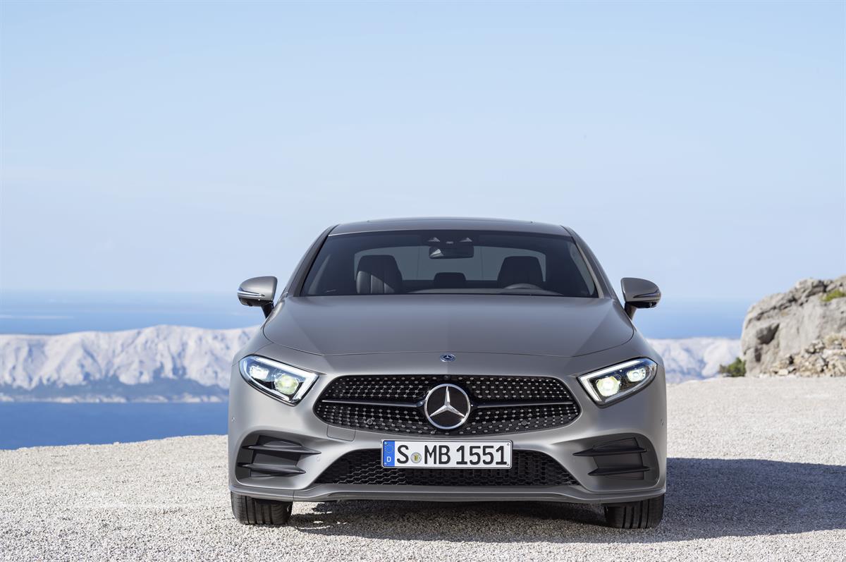 Mercedes-Benz CLS, 2017, Edition 1, designo selenitgrau magno, Leder Nappa Schwarz