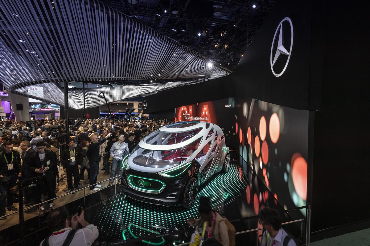 Mercedes-Benz Cars auf der Consumer Electronics Show 2019 
