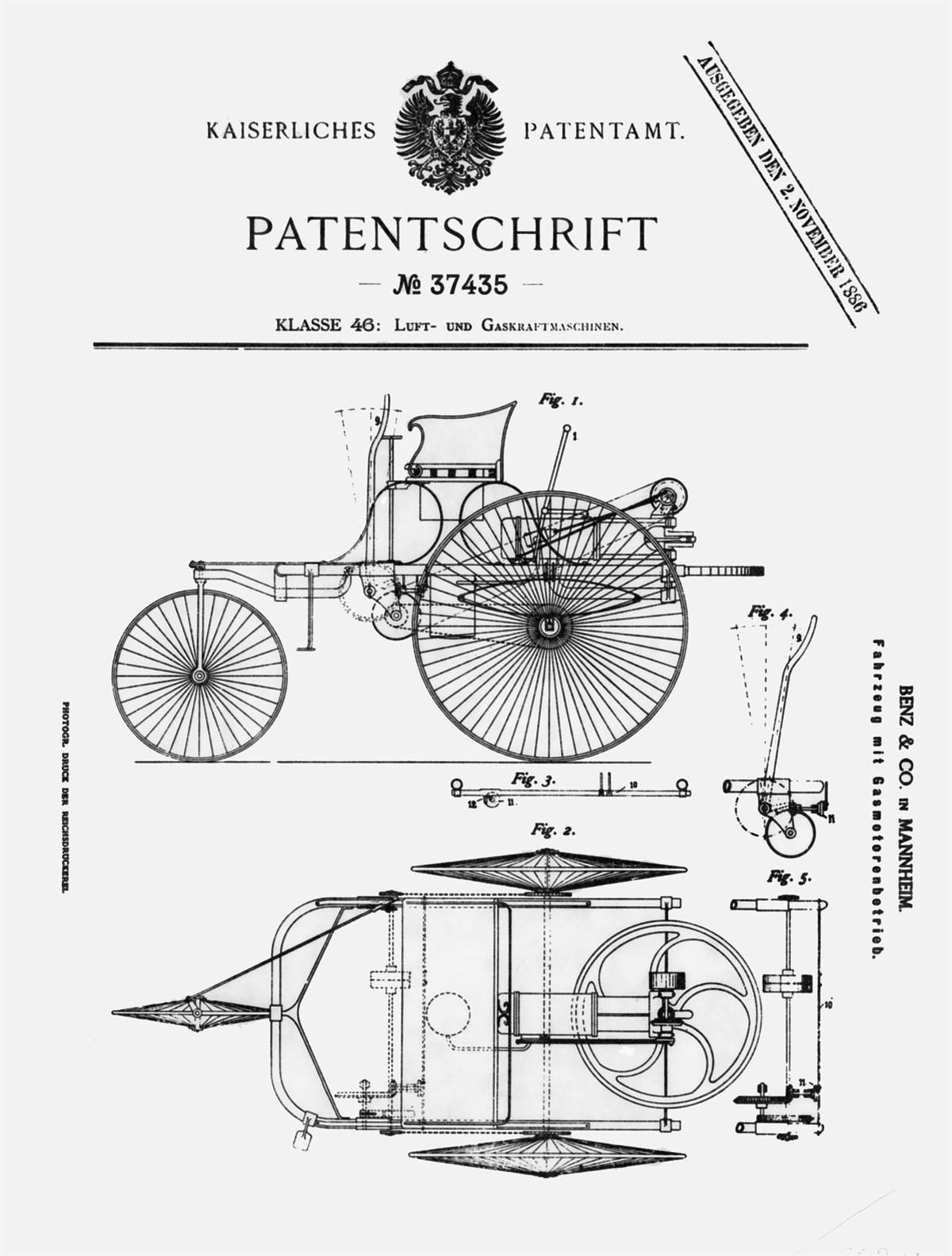 Geburt des Automobils vor 130 Jahren