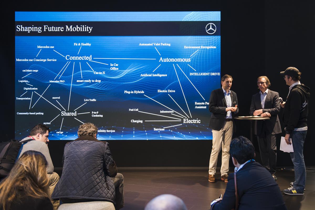 Mercedes-Benz auf dem Mobile World Congress 2017 - Digitalisierung als Stellhebel für die Zukunft 