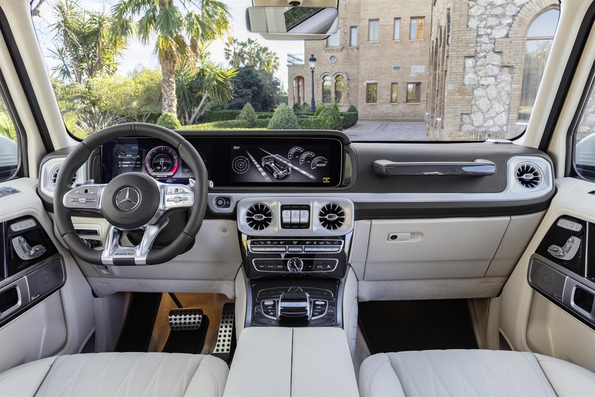 Das Interieur des neuen Mercedes-AMG G 63