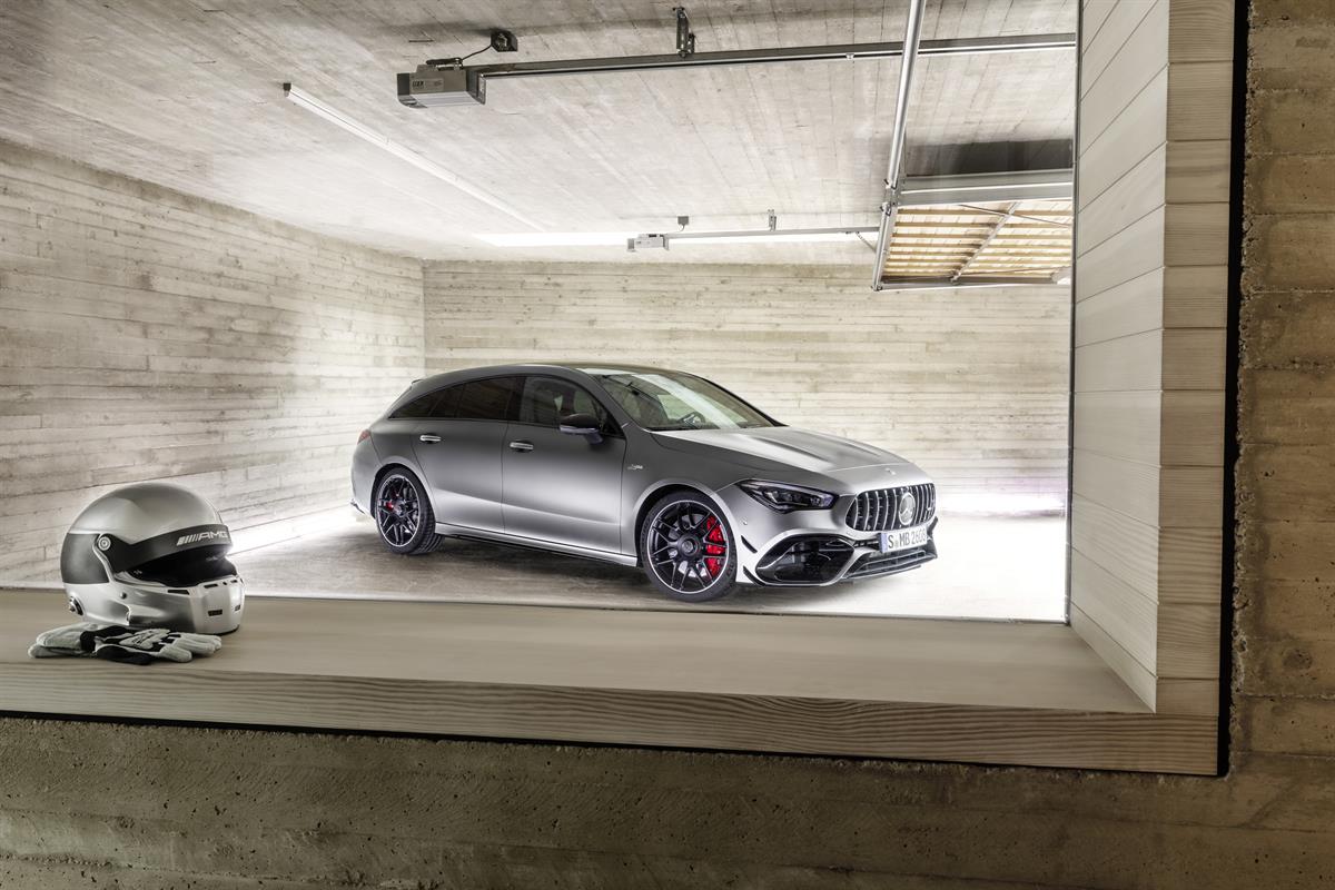 Der neue Mercedes-AMG CLA 45 4MATIC+ Shooting Brake - Modellathlet für alle Lebenslagen