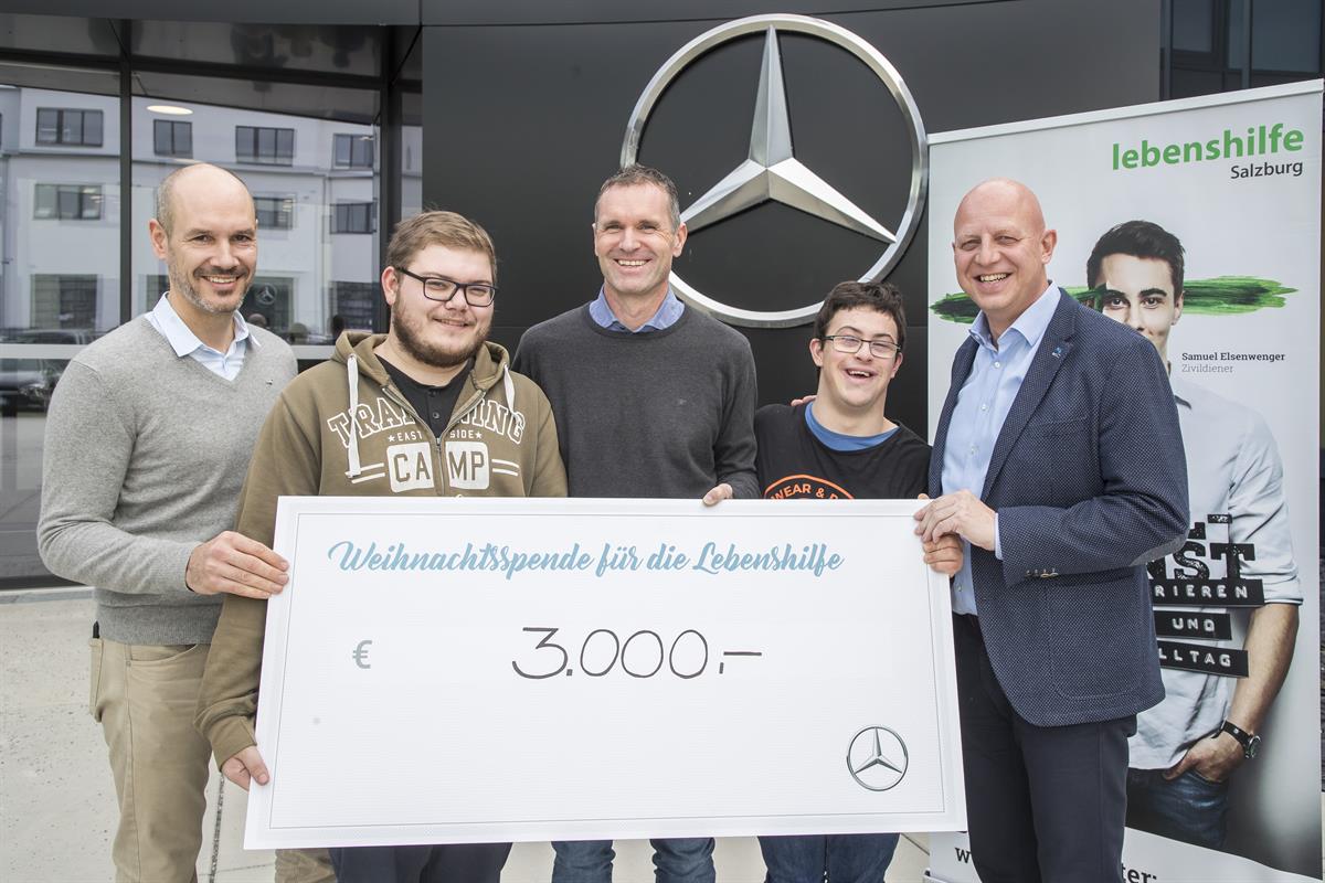 Der Stern spendet: 3.000 Euro für die Lebenshilfe Salzburg