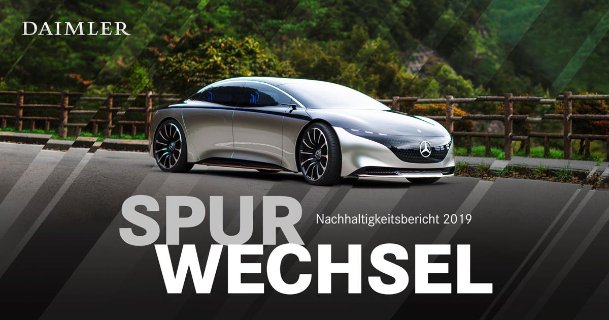 SpurWechsel – Daimler Nachhaltigkeitsbericht 2019