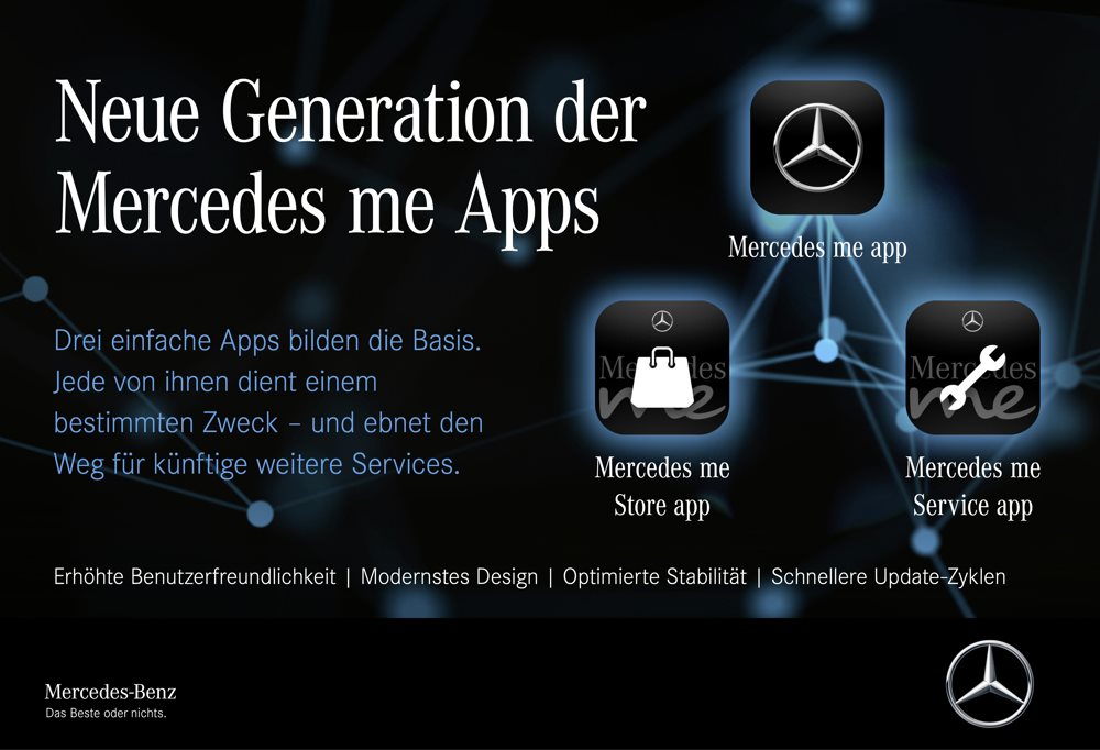 Die neue Generation der Mercedes me Apps