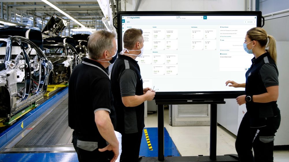 Digitales Mercedes-Benz Produktions-Ökosystem MO360: Globale Fertigung in Echtzeit vernetzt