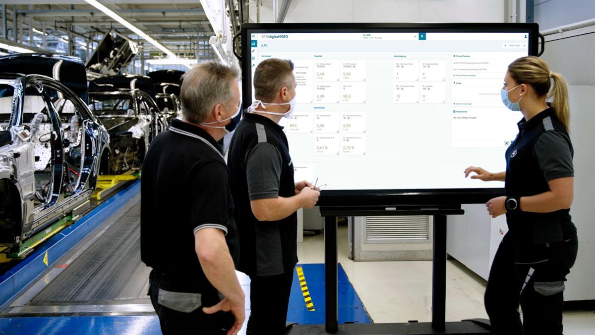 Digitales Mercedes-Benz Produktions-Ökosystem MO360