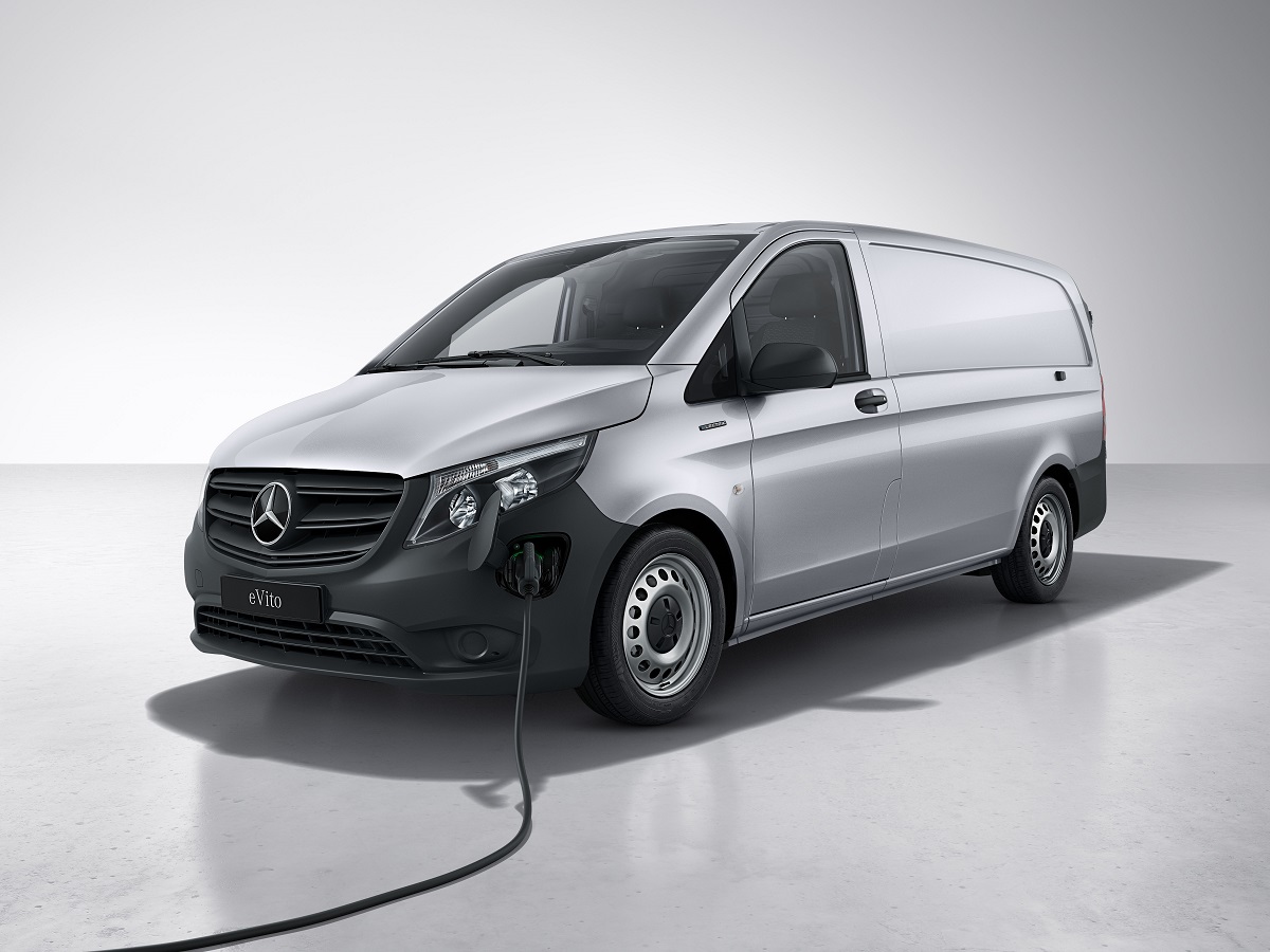 Jetzt auch für die „vor-Letzte Meile“: Neuer Mercedes Benz eVito Kastenwagen mit größerer Batteriekapazität erhältlich