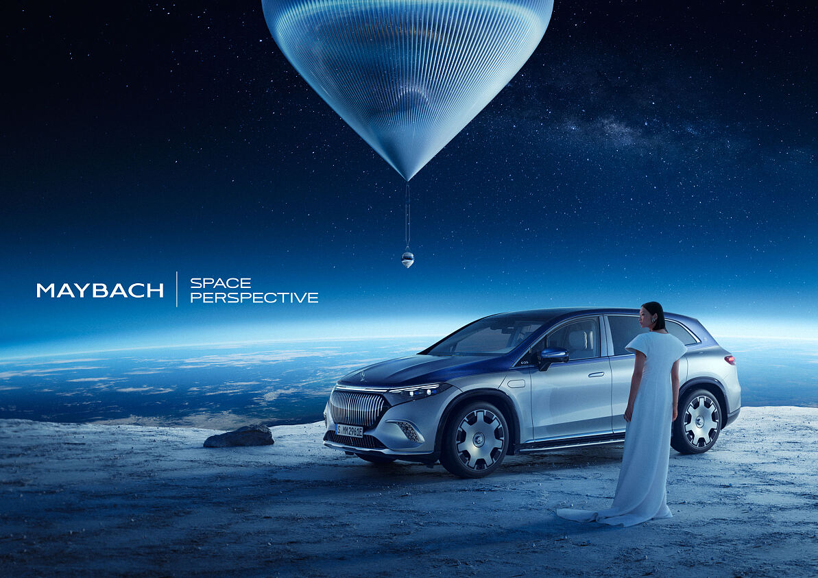 Mercedes-Maybach und Space Perspective bieten Einblick in die Weiten des Weltalls