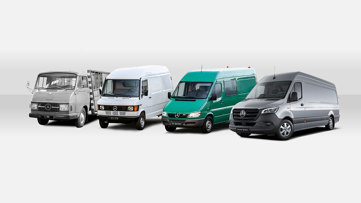 Mercedes-Benz Vans - Jahrzehnte voller Innovation und Jubiläen