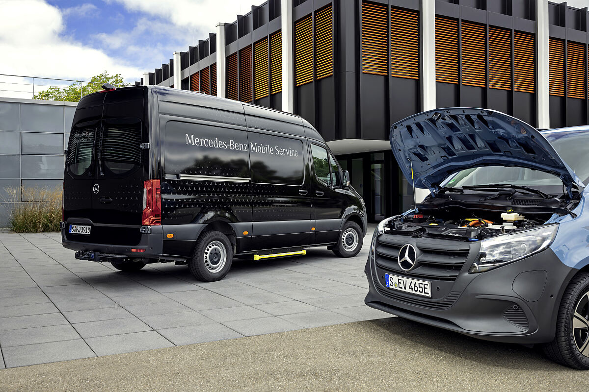 Mercedes-Benz Vans bringt die Werkstatt zum Kunden 