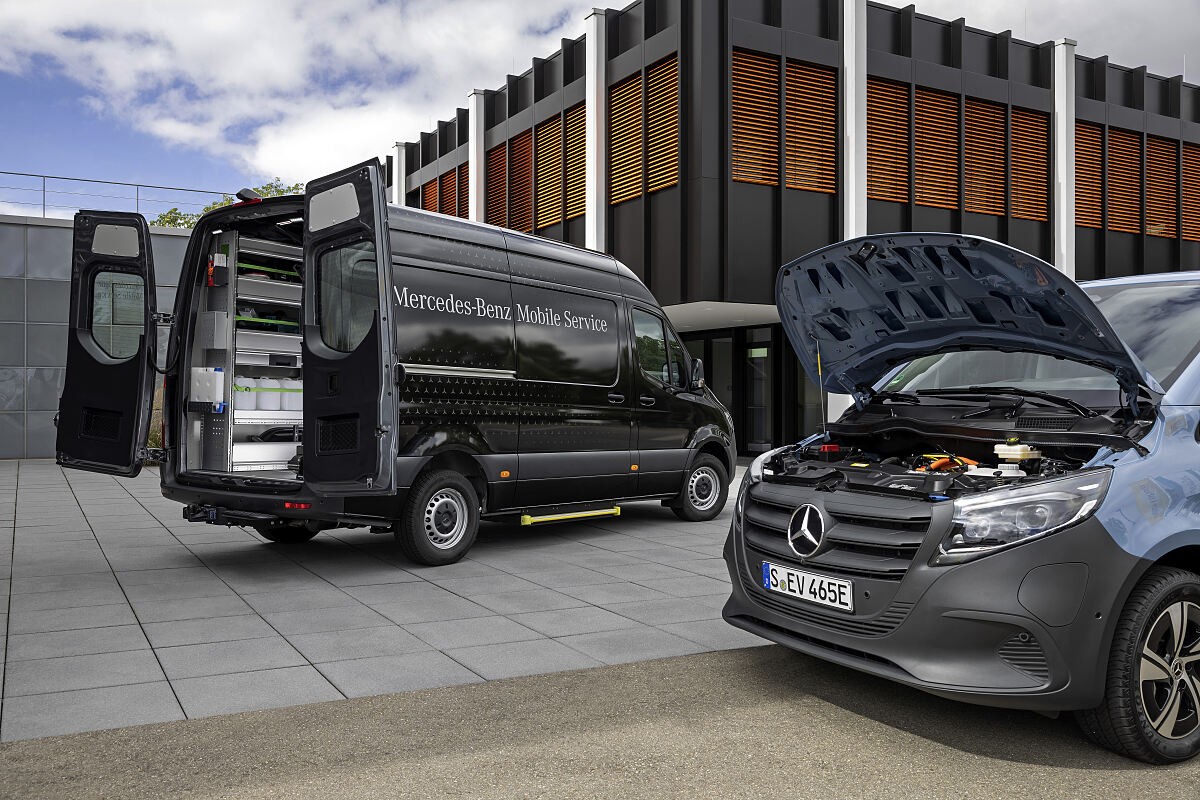 Mercedes-Benz Vans bringt die Werkstatt zum Kunden 